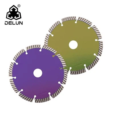 Mata Gergaji Berlian Segmen DELUN 7 Inch Pemotongan Kering Atau Basah Serba Guna Untuk Beton Batu Bata